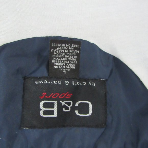 C&B Sport by Croft & Barrow Men's Blue Jacket Sz L - Picture 4 of 6